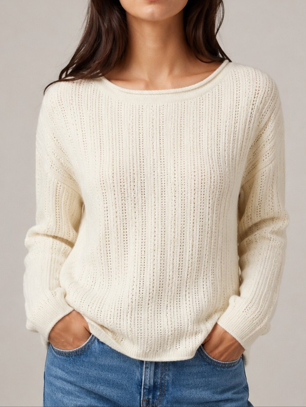 Naadam Wool and Cashmere Blend Sweater